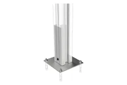 Pfostenanker Silver zu Alupfosten DIY