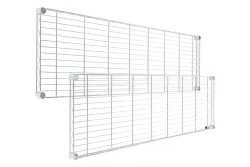 Seville Classic Tablare Chromregal | 3.3 × 35.5 × 121.9 cm | 2 Stück