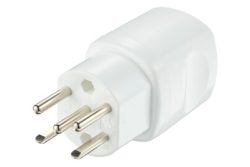 Max Hauri AG 106532 Netzstecker Schweiz Kunststoff 400 V Weiß