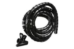 Max Hauri AG Spiralschlauch Schwarz | ⌀ 2.5 cm | 3 m