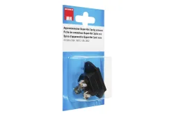 Max Hauri Apparatestecker Plug T13 | 250 V | Kunststoff