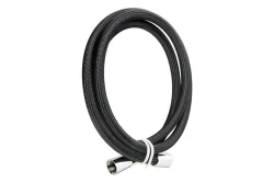DiAqua Brauseschlauch Chromalux Zero Schwarz | 1.8 m