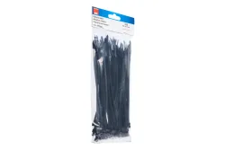 Max Hauri 111630 Kabelbinder 200 mm 4.5 mm Schwarz 100 St.