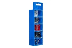 Max Hauri AG Isolierte Aderendhülsenbox Blau