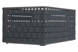 Rotho Korb Country Schwarz | 12.6 × 18.5 × 28 cm | 6 l
