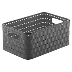 Rotho Korb Country Anthrazit | 24 × 16 × 11 cm | 4 l