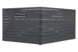Rotho Korb Country Anthrazit | 21.5 × 33 × 43 cm | 28 l