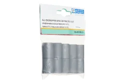 Endmuffen RAL 7001 im Aluminium Design | ⌀ 16 mm | 10 Stück
