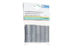 Endmuffen RAL 7001 im Aluminium Design | ⌀ 16 mm | 10 Stück