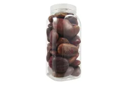 Flusskiesel Dunkelrot | 2-4 cm | 0.75 l