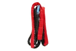 Festmacher mit Ruckdämpfer Schwarz-Rot | 3 m | ⌀ 12 mm
