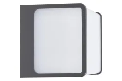 Lutec LED-Aussenwandlampe Telin Schwarz-Gelb | 15 W