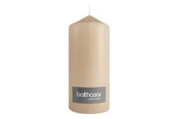Balthasar - Zylinderkerze, 70X160MM, Taupe