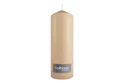Balthasar - Zylinderkerze, 70X200MM, Taupe
