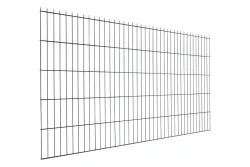 Doppelstabmatte anthrazit | 200 × 103 × 2 cm