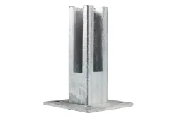 Montagefuss verzinkt | für Pfosten 50 x 50 mm