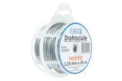 Drahtspule Verzinkt | Ø 1,25 mm x 25 m