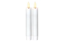 LED Kerze Dinner weiss