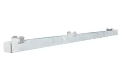 Quadratrohrpfosten verzinkt | 120x4x4 cm