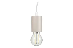 Star Trading Lampenaufhängung E27 Slim Beige | 8 × 4.5 × 350 cm | 40 W