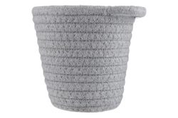 Wenko Badkorb Soria Grau | 12.5 × 12.5 × 11 cm