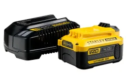 Stanley Fatmax Akku-Starter-Kit V20 und Akku | 18 V | 4 Ah