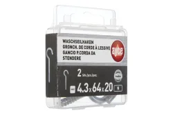 Waschseilhaken Inox | 6.4 cm