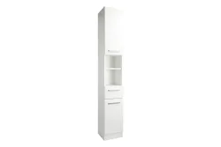 Mood Hochschrank Trier Weiss | 196 × 30 × 33 cm