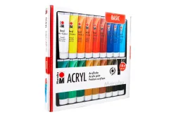 Marabu Acrylfarben-Set | 18 × 36 ml