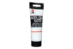 Marabu Acryl Color Glitter-Silber | 100 ml