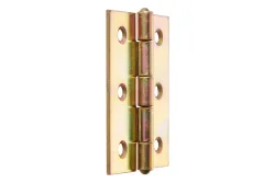 Ayce Scharnier Halbrund Gelb Verzinkt | 6 × 5 cm