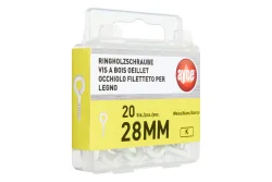 Ayce Ringschraube Weiss | 28 mm | ⌀ 8 mm