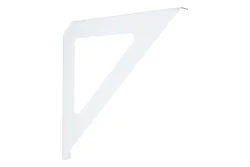 Regalträger TRI Weiss | 2.2 × 24 × 24 cm | max. 25 kg