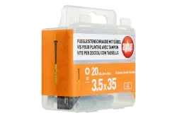 Ayce Fussleisten-Schraube mit Dübel | 3.5 mm | 35 mm