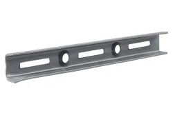 Wandschiene 1-Reihig Grau | 12 × 145 × 17 cm | max. 55 kg