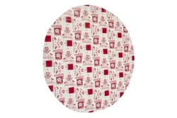 Tischdecke Milano Edelweiss rund160cm