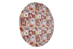 Mood Tischtuch Milano Herz rund 160cm