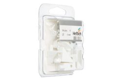 Hettich Winkelbodenträger Weiss | 8 Stück