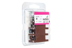 Hettich Magnetschnäpper Platte Braun | 15 × 14 mm | 4 Stück
