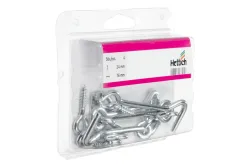 Hettich Sturmhaken mit Öse | 2.3 cm | 4 Stück