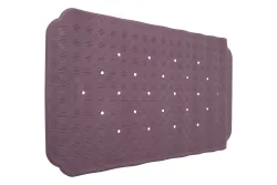 Spirella Wanneneinlage Ruby | Violett | Kautschuk | 70 x 40 cm