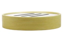 Spirella Seifenschale Tube Ribbed Grün | 2.5 × 10.8 × 1.1 cm