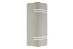 Paulmann LED-Aussenwandlampe Stripes Edelstahl | 13 W