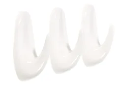 Liliput Klebehaken Oval | 2.5 × 4 cm | 3 Stück