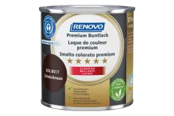 Renovo Premium Buntlack Schokobraun RA l 8017 Glänzend | 375 ml