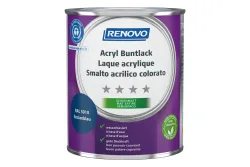 Renovo Acryl-Buntlack Enzianblau RA l 5010 Seidenmatt | 750 ml