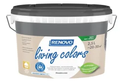 Renovo Living Colors Wand- und Deckenfarbe Mandelcreme | 2.5 l