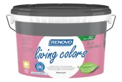 Renovo Living Colors Wand- und Deckenfarbe Blütenspiel Pink | 2.5 l