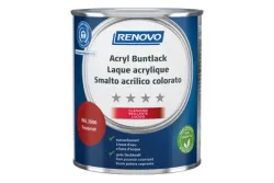 Renovo Acryl Buntlack Feuerrot RAL 3000 Glänzend | 0.75 l