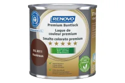 Renovo Premium Buntlack Nussbraun RA l 8011 Seidenmatt | 375 ml